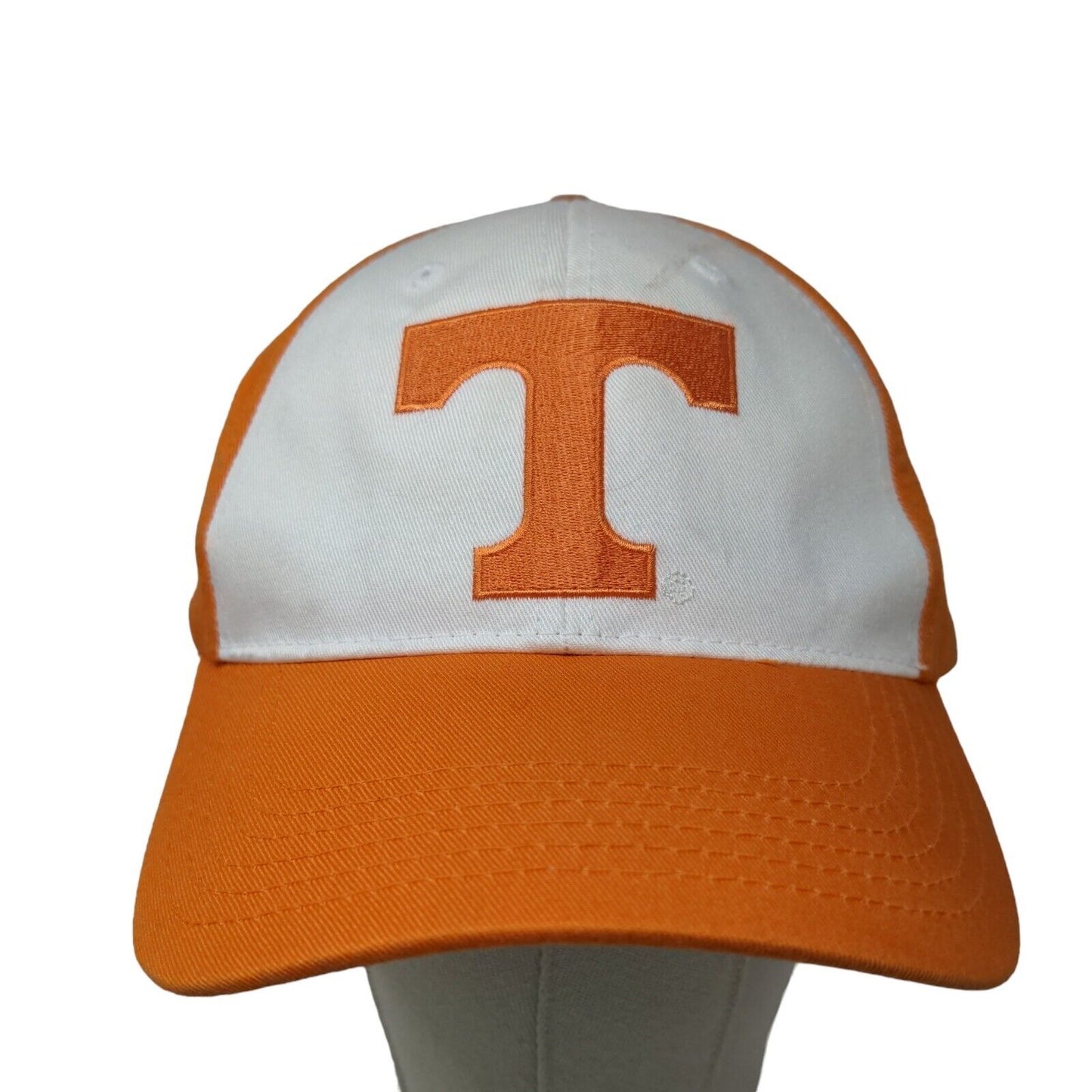 Tennessee Volunteers Men's Strapback Hat Orange White OSFA Embroidered Logo