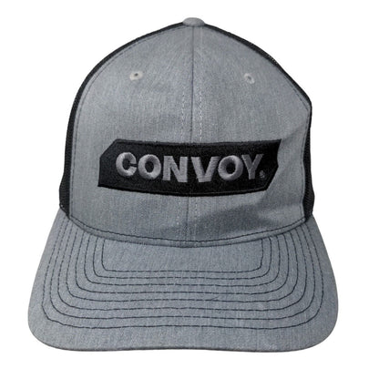 Convoy Snapback Mesh Back Trucker Hat Gray One Size Colorblock Richardson