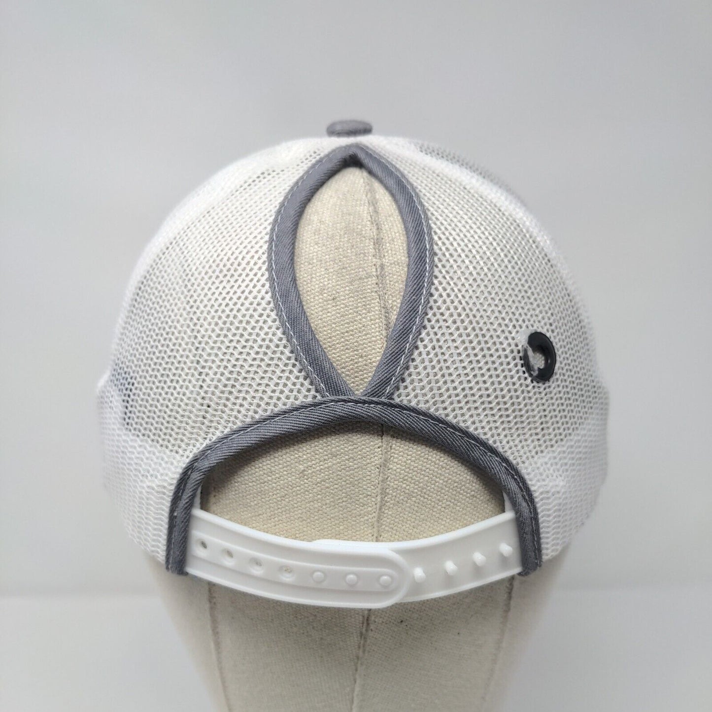 Run Club Ladies Ponyback Snapback Trucker Hat Gray One Size Port Authority