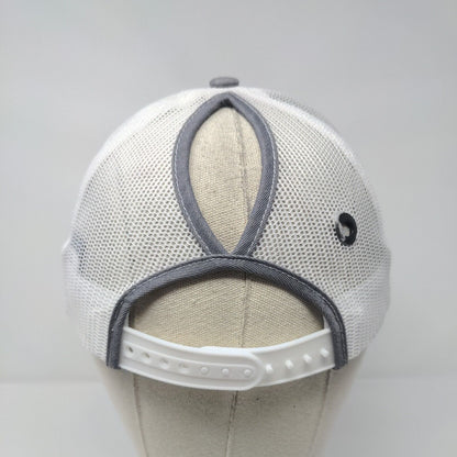 Run Club Ladies Ponyback Snapback Trucker Hat Gray One Size Port Authority