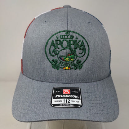 City Of Apopka Florida Mesh Back Trucker Hat Multi One Size Richardson 112