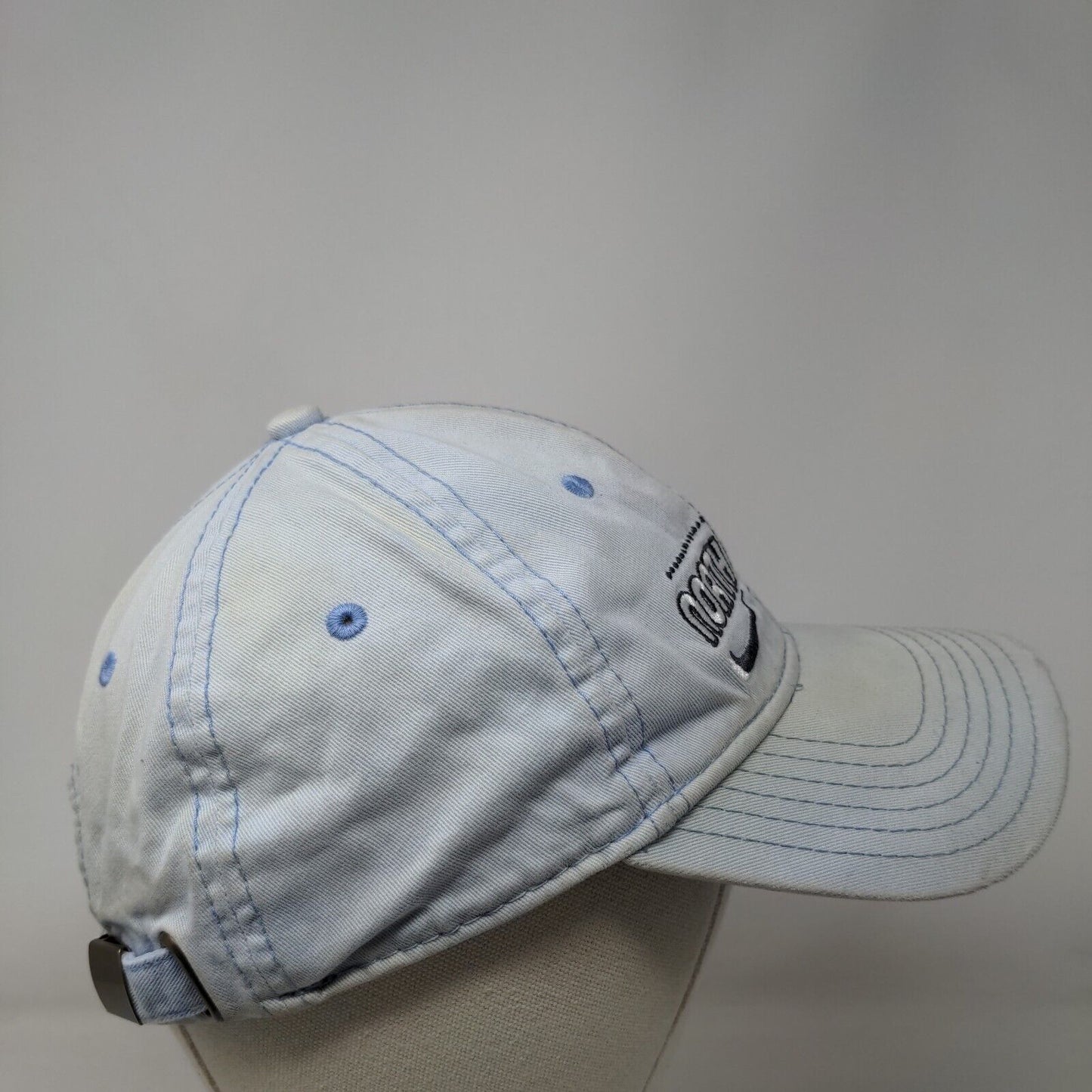 North Carolina Slideback Hat Blue One Size Embroidered 6 Panel Sherry