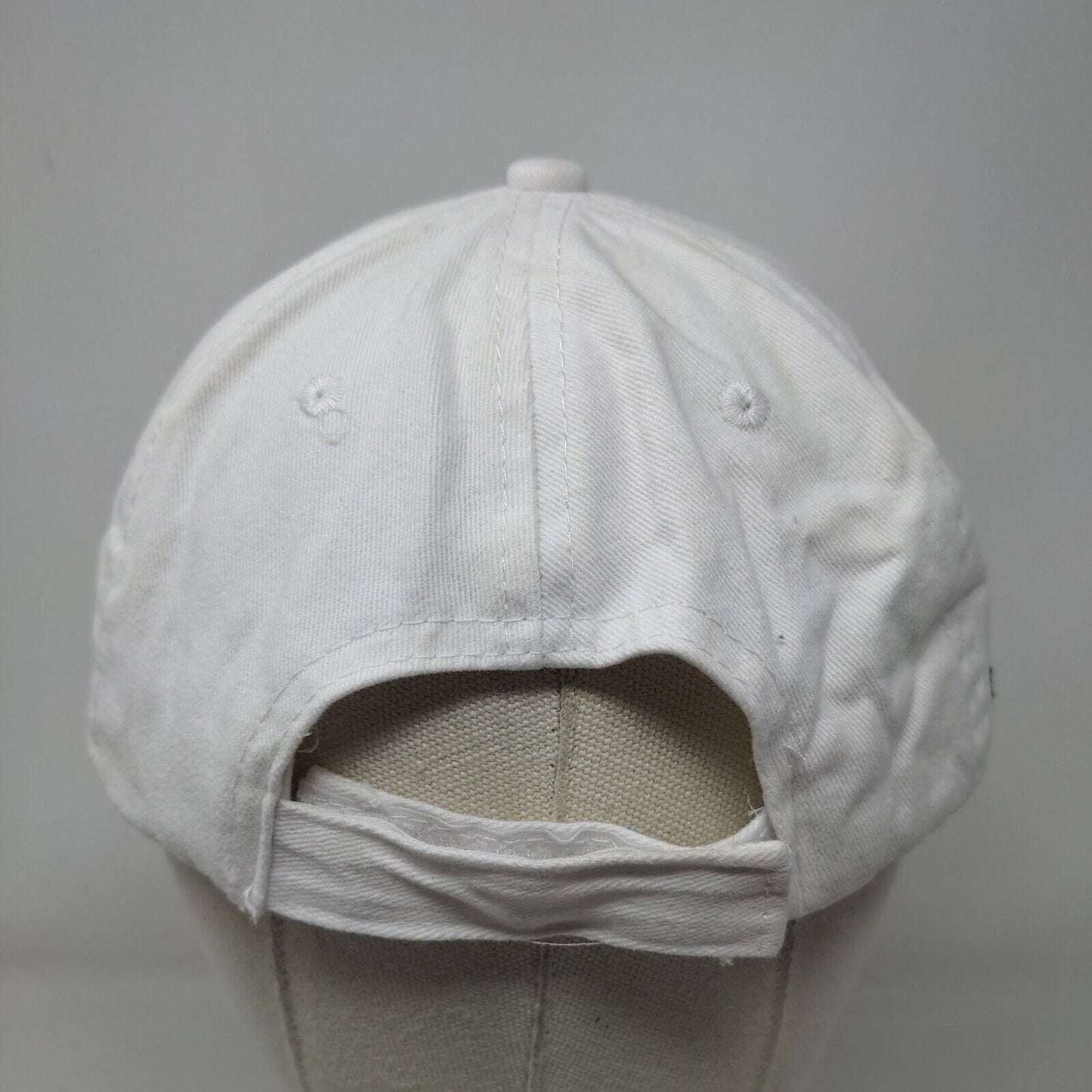 Adequan Polysulfated Glycosaminoglycan Strapback Hat White One Size 6 Panel