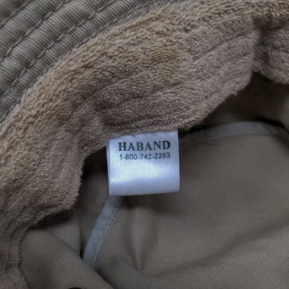 Haband Bucket Hat Tan Large Solid Blank Vent Holes Cotton Outdoor