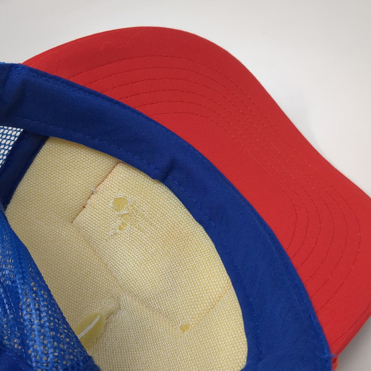 Cobra Crux Fermentation Project Trucker Hat White Blue Red One Size Snapback