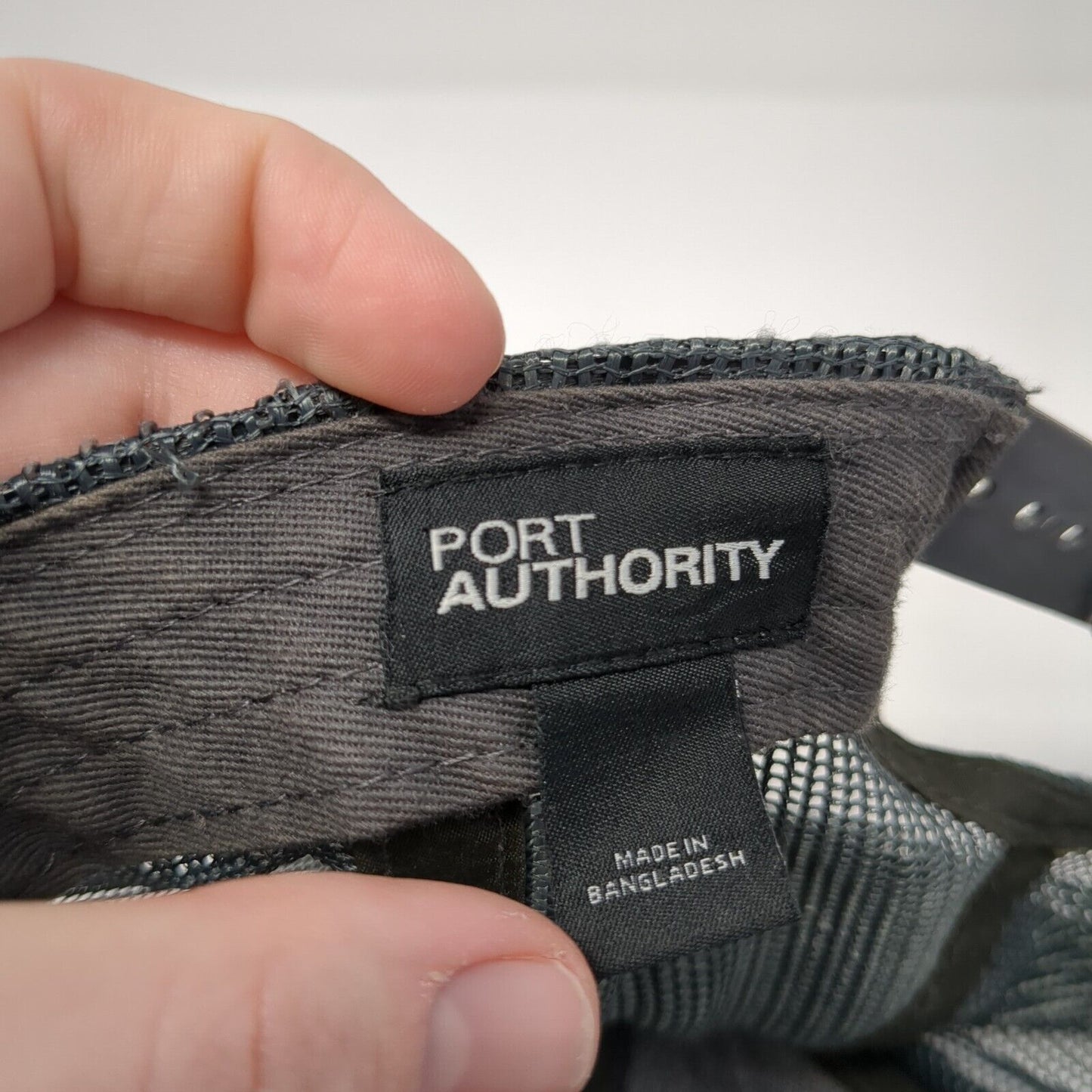 T-Meridian Snapback Mesh Back Trucker Hat Gray One Size Port Authority