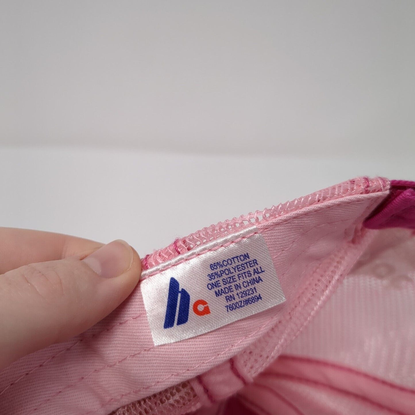 Innvictis Simplot Grower Solutions Strapback Trucker Hat Pink One Size Mesh Back