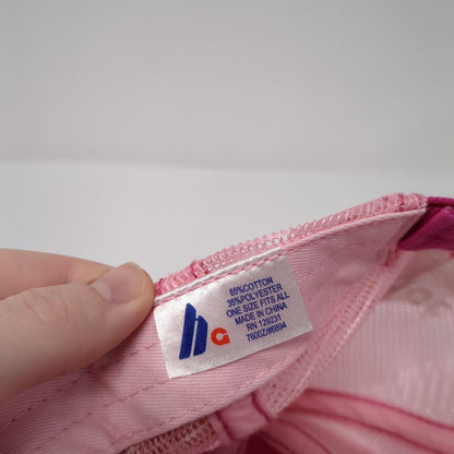 Innvictis Simplot Grower Solutions Strapback Trucker Hat Pink One Size Mesh Back