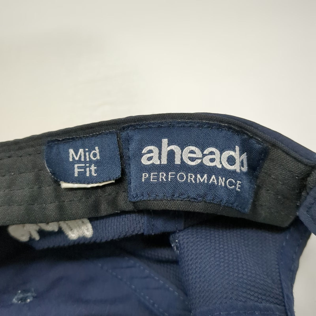 ahead Baseball Cap Blue One Size Peacock Staff Performance Adjustable Strap Hat