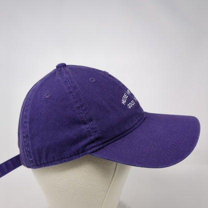 Here For The Good Times Slideback Hat Purple OSFM Adjustable Embroidered OC