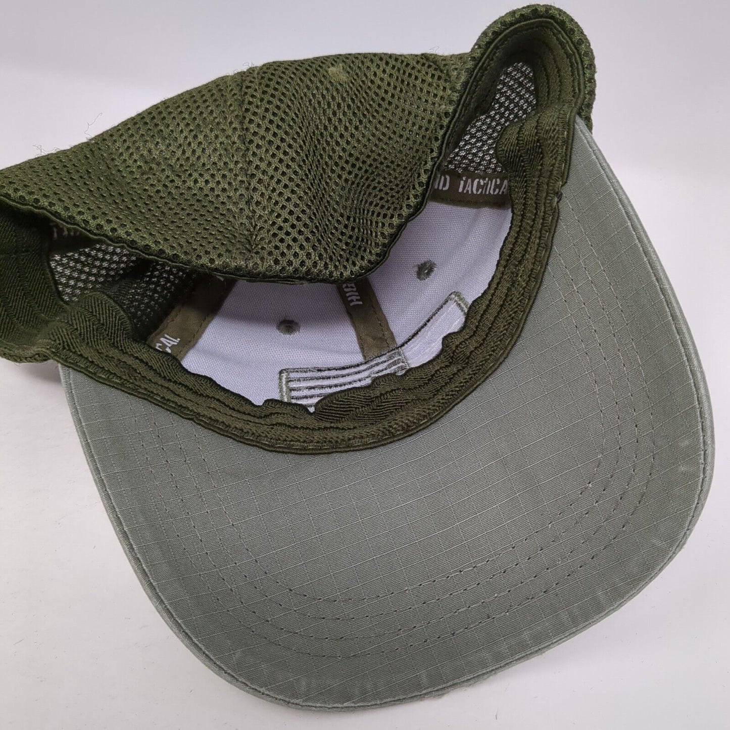 Highland Tactical Fitted Hat Multi One Size Embroidered Flag Mesh Back