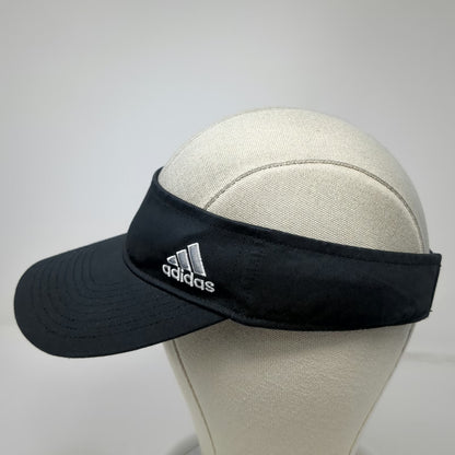 Adidas Visor Black One Size Embroidered Performance Logo Strapback Athletic Hat
