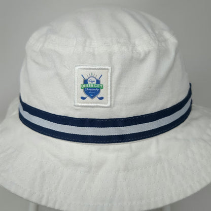 Imperial Bucket Hat White M Kroger Queen City Championship Golf Striped