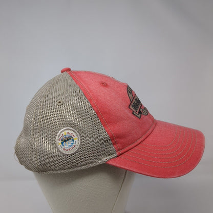 Mile High Marina McCall Idaho Snapback Trucker Hat Pink OS Classic Cut Ahead