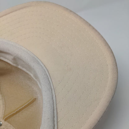 Siuslaw Mo's Florence Oregon Snapback Trucker Hat Tan OSFA Mesh Back Nissin Cap