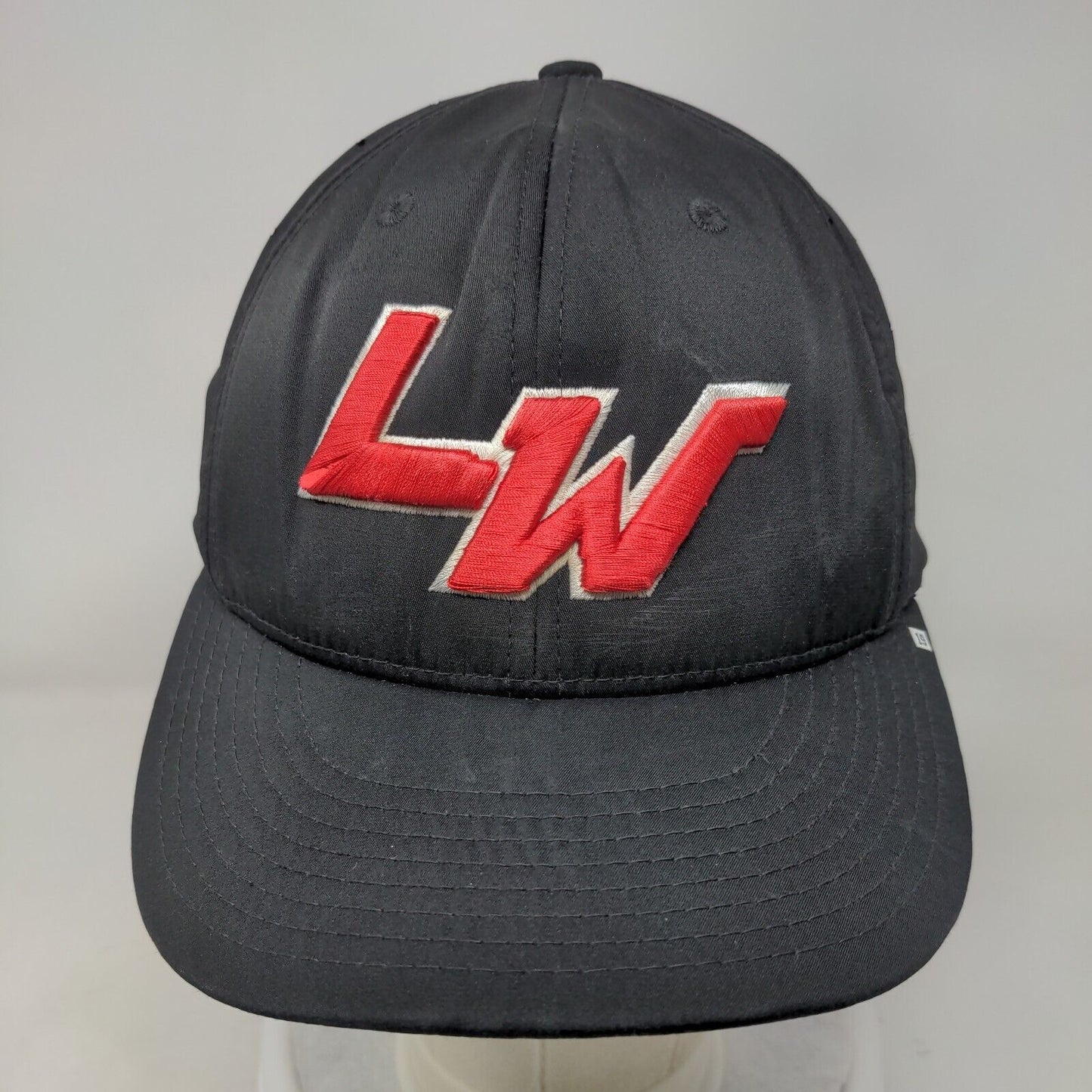 LW VOLS Fitted Hat Black Small-Medium Laser Cut 6 Panel Richardson