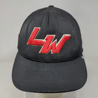 LW VOLS Fitted Hat Black Small-Medium Laser Cut 6 Panel Richardson