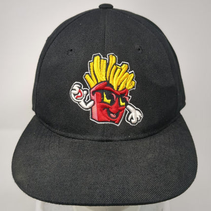 Zephyr Baseball Cap Black 7 5/8 Fitted Puras Fritas French Fry Mascot Hat