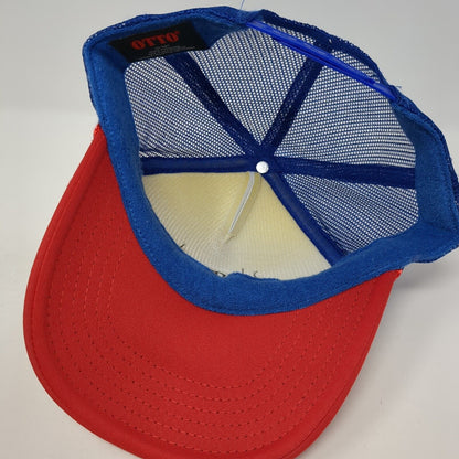 DAV Driving Force Snapback Rope Trucker Hat Multi One Size Mesh Back