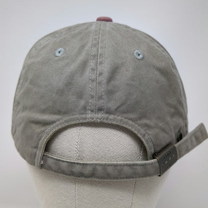 Port Authority Baseball Cap Gray Red OSFM Butler Heating Air Conditioning Hat