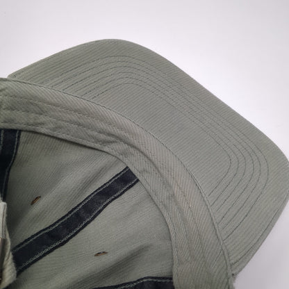 WEK Slideback Hat Green One Size Adjustable Vent Holes Solid Blank