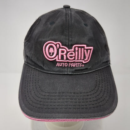 O'Reilly Auto Parts Strapback Hat Black One Size Embroidered 6 Panel