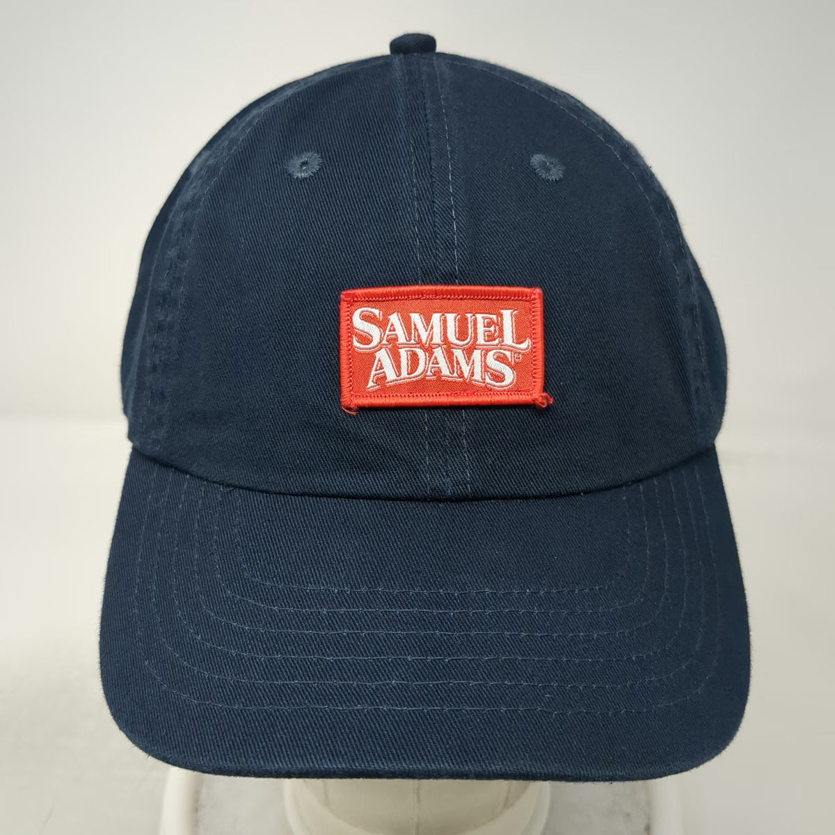 Samuel Adams Beer Logo Blue Baseball Cap One Size Slideback Hat Cotton