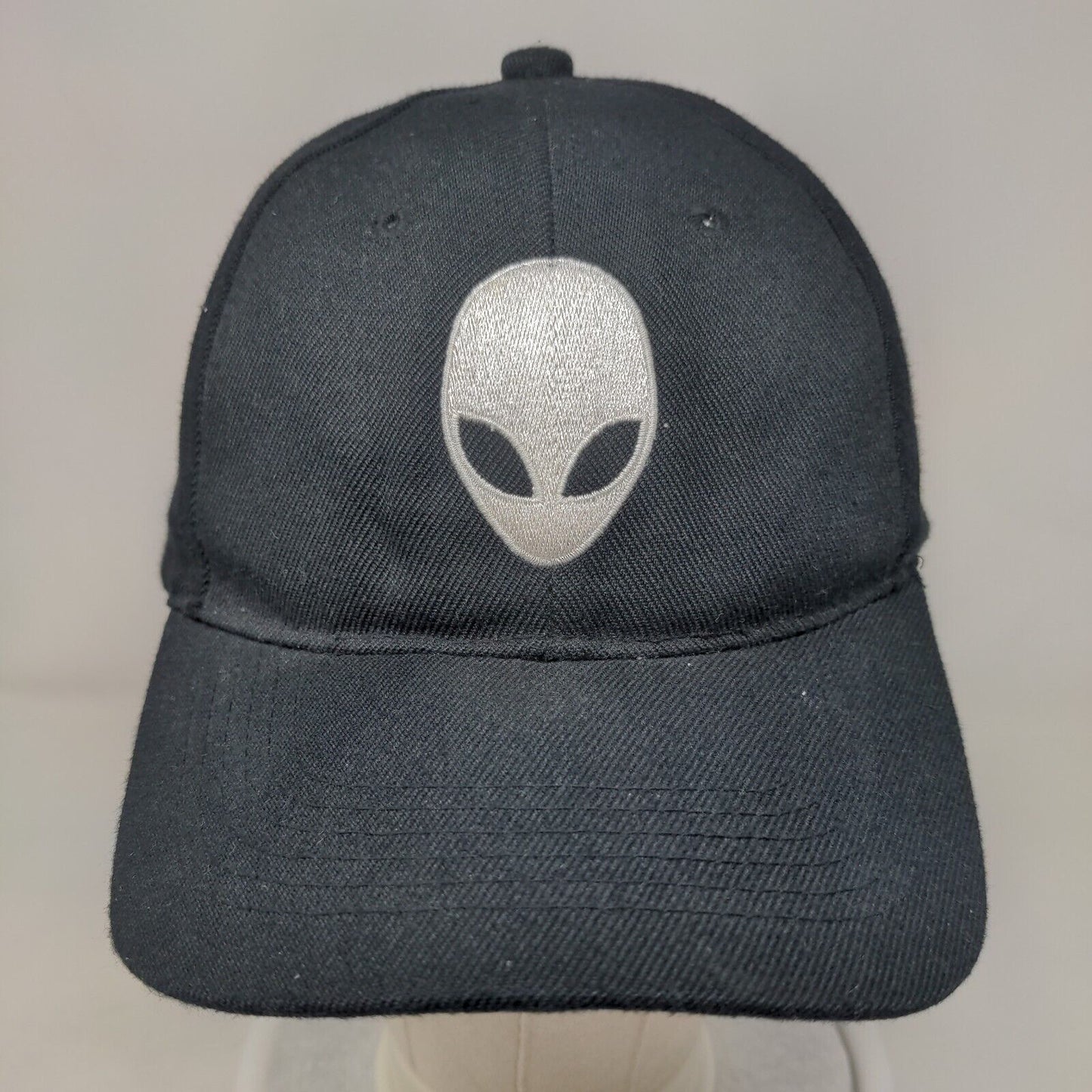 Alienware.com Strapback Hat Black OSFM Adjustable Embroidered 6 Panel