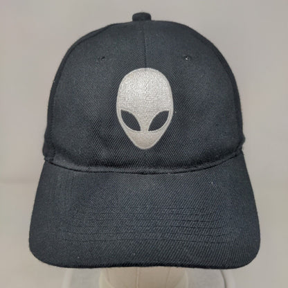 Alienware.com Strapback Hat Black OSFM Adjustable Embroidered 6 Panel