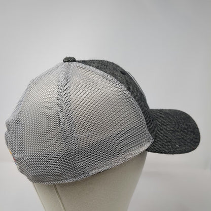 New Era NFL Pittsburgh Steelers Gray L Cap 39THIRTY Mesh Stretch Fit Logo Hat