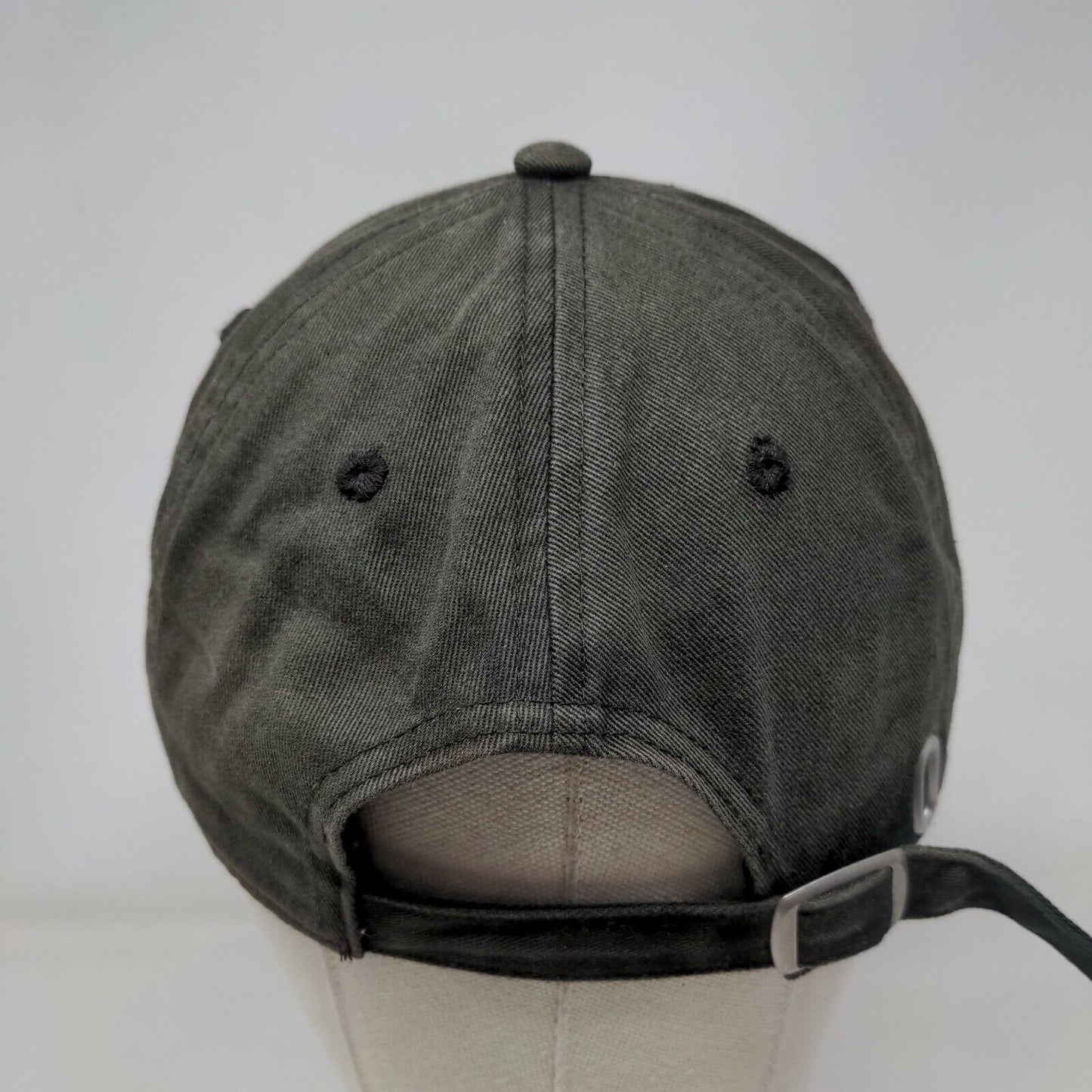 Srixon Slideback Hat Black One Size Adjustable Embroidered 6 Panel Cotton