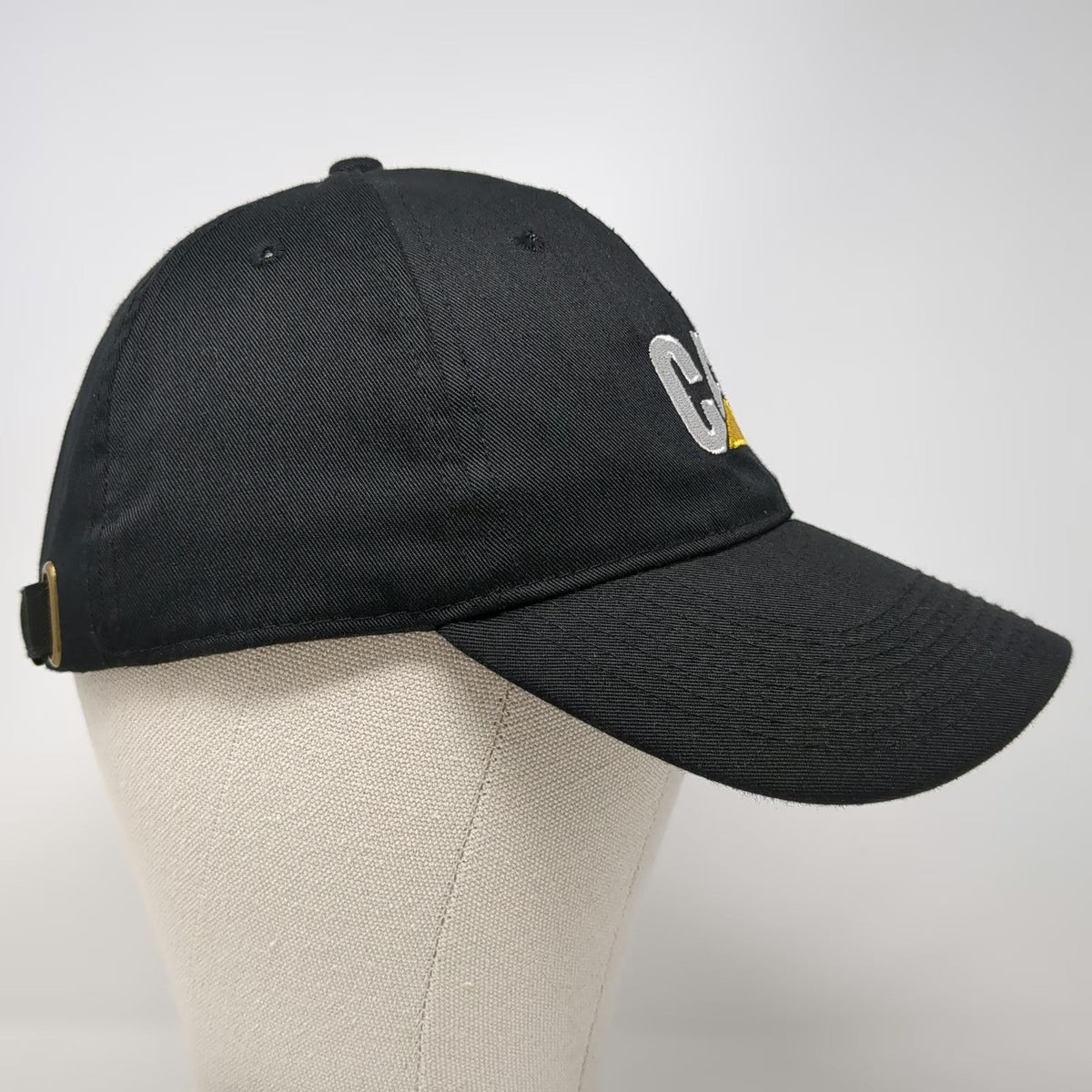 Caterpillar CAT MineStar Logo Baseball Cap Black One Size Slideback Hat