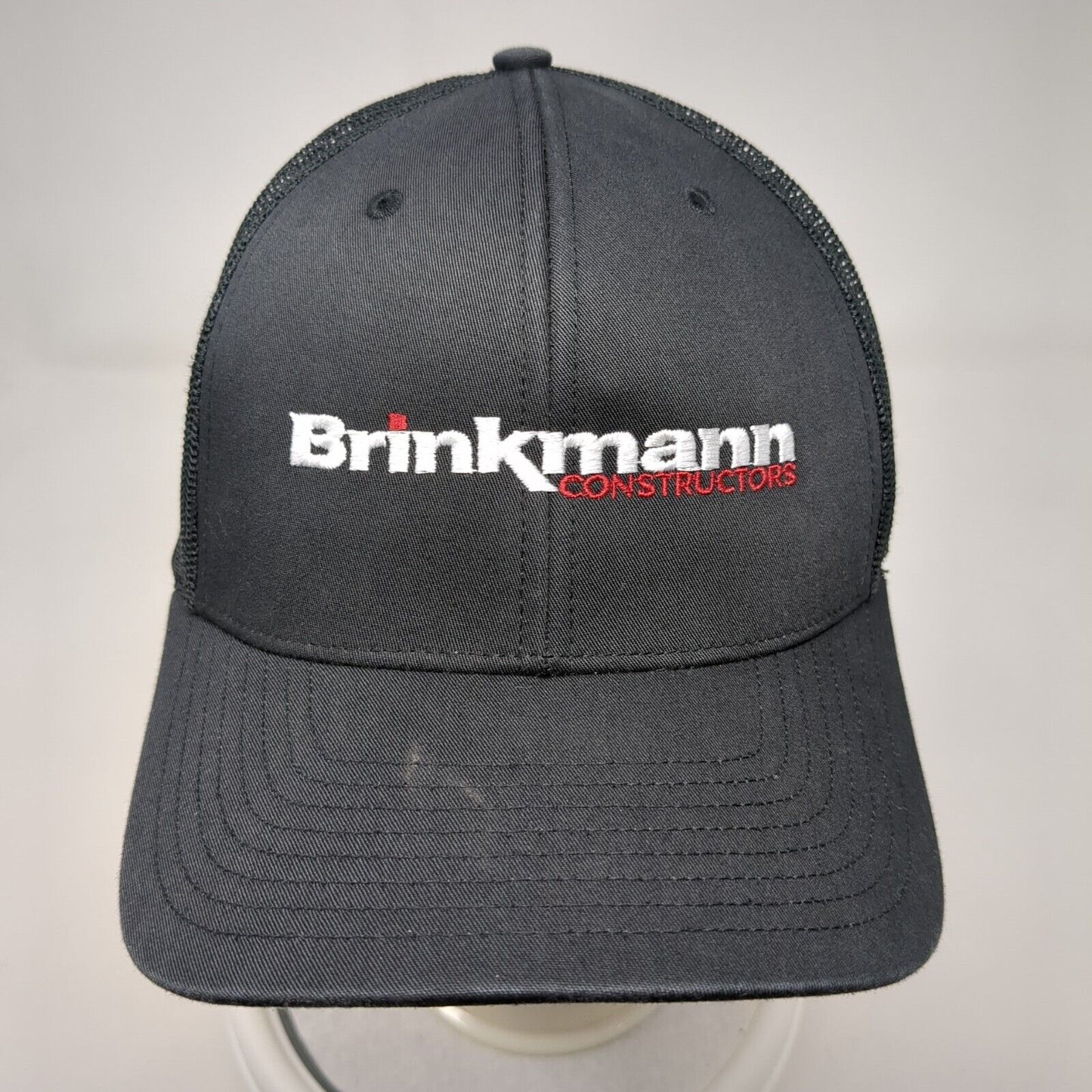 Brinkmann Constructors Snapback Trucker Hat Black OSFA Mesh Back