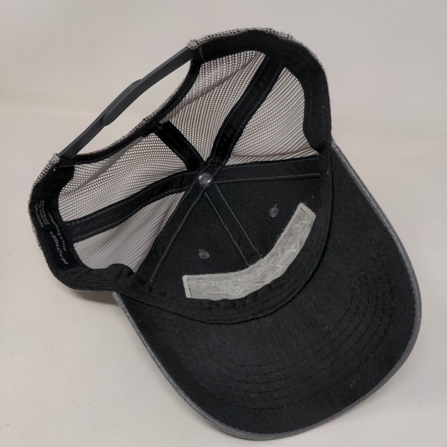 Realtree Xtra Snapback Mesh Back Trucker Hat Gray One Size Adjustable