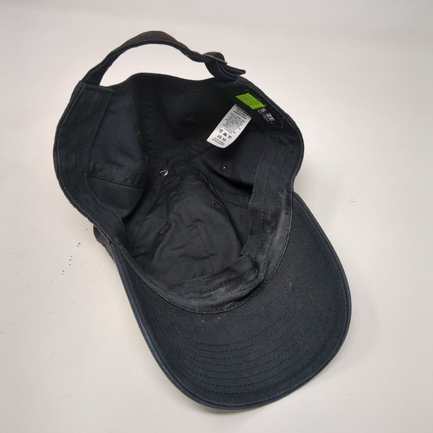 Nike Slideback Hat Black OSFM Adjustable Heritage86 Swoosh 6 Panel