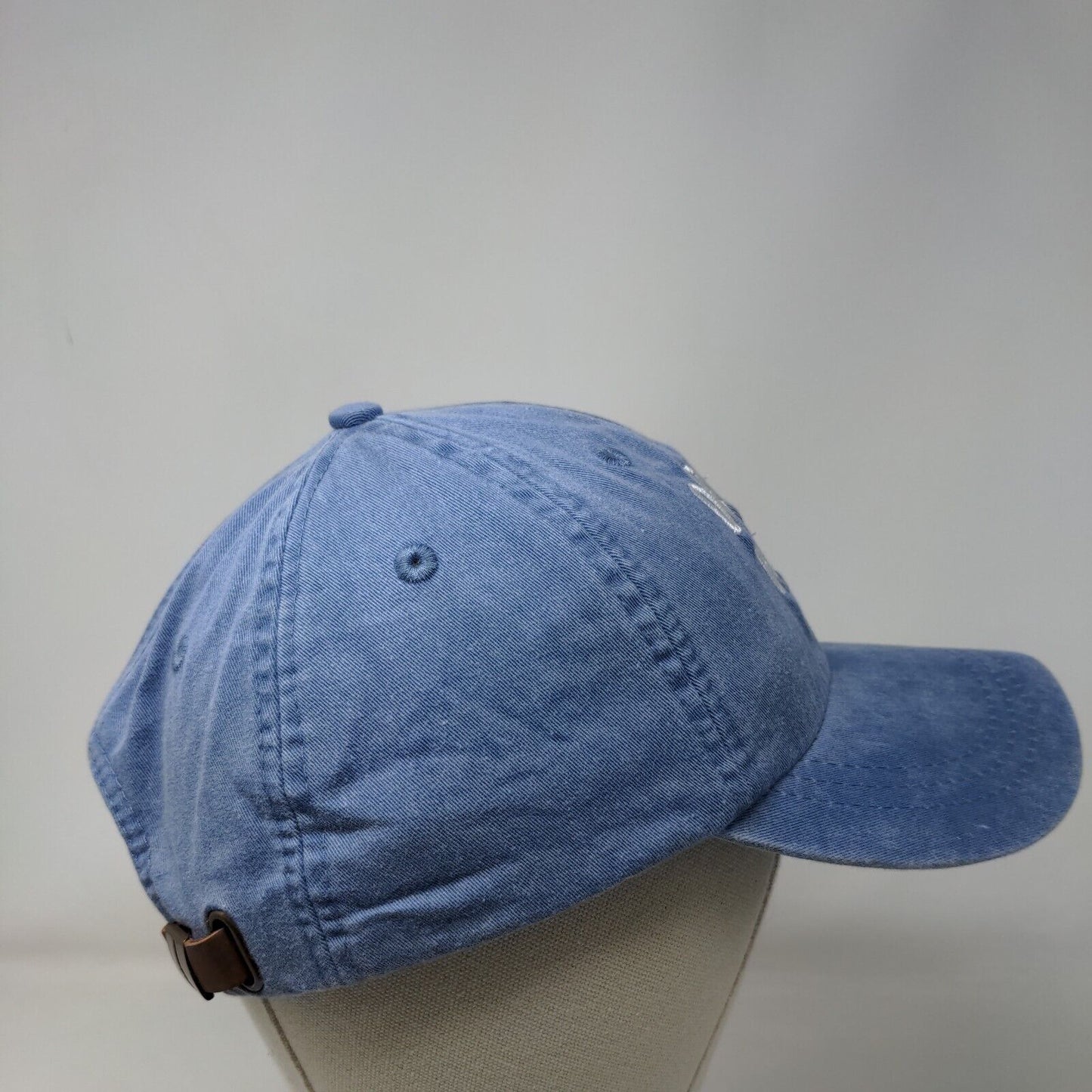 Drunk Vibes Slideback Hat Blue One Size Adjustable Embroidered 6 Panel Adams