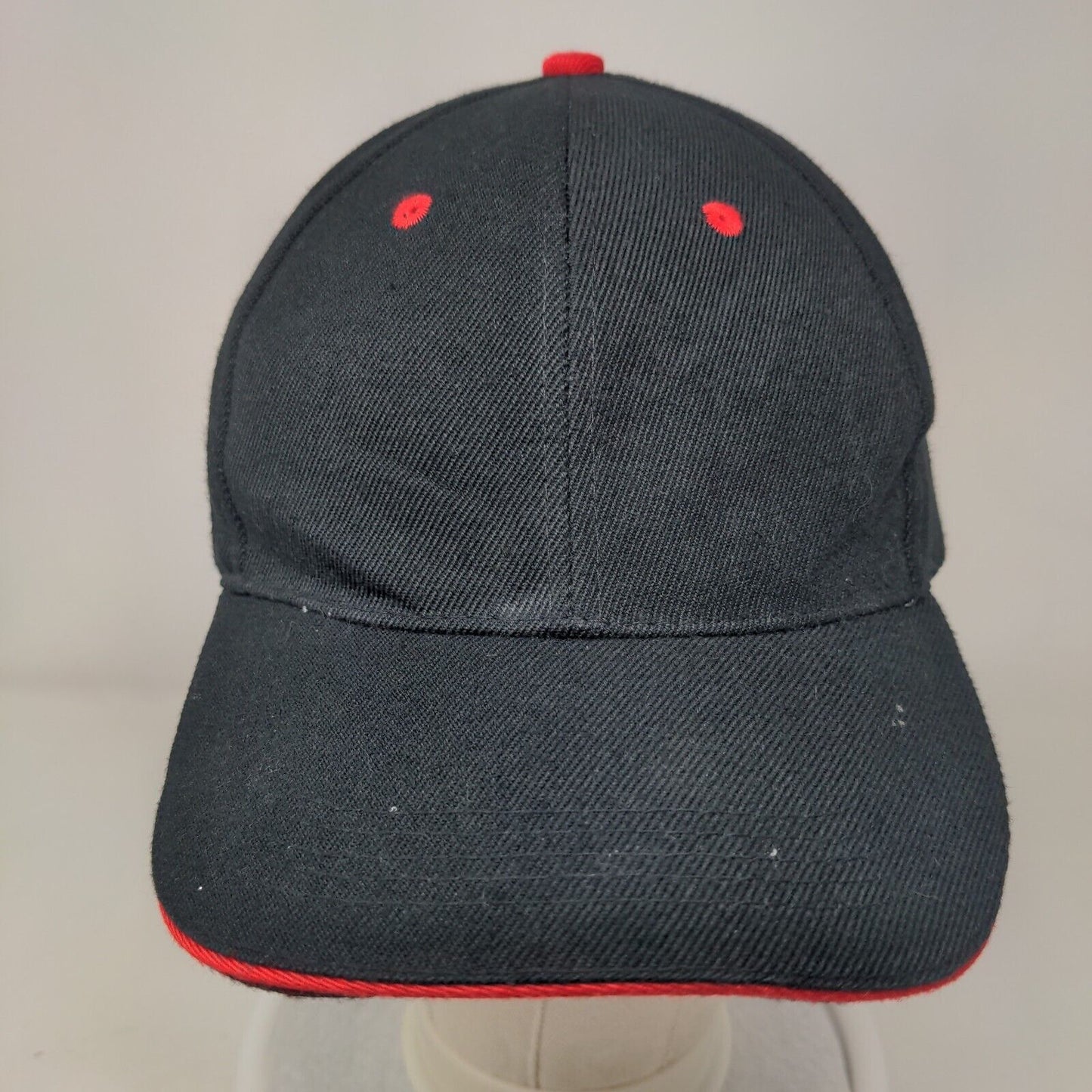 Tan's Club Strapback Hat Black One Size Adjustable 6 Panel Solid Blank