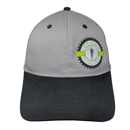 City Creek Pedal Fest Est. 2010-2017 Snapback Trucker Hat Gray OSFM Mesh Back