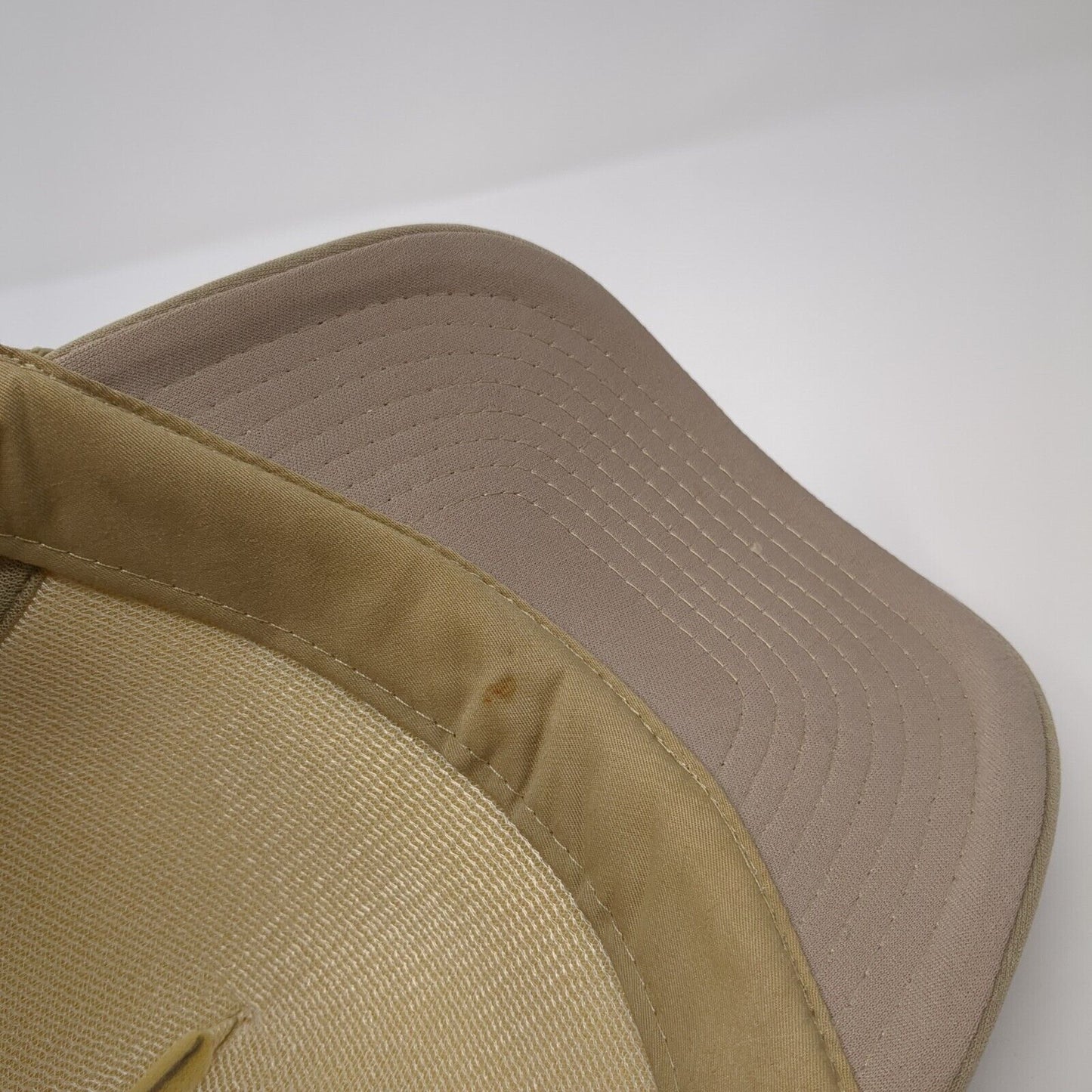 Branson Snapback Rope Trucker Hat Tan One Size Adjustable Mesh Back