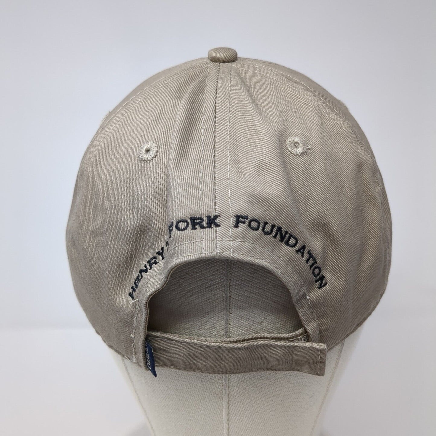 HFF Life Member Strapback Hat Tan One Size Embroidered 6 Panel Ouray