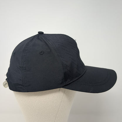 Slazenger Golf Strapback Hat Black One Size Adjustable 6 Panel Blank