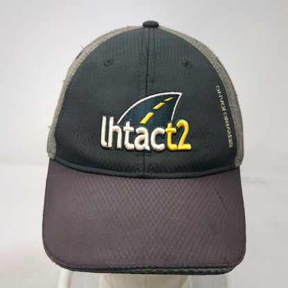 Quake City Caps Baseball Cap Black Gray One Size Strapback Idaho LHTAC T2 Hat