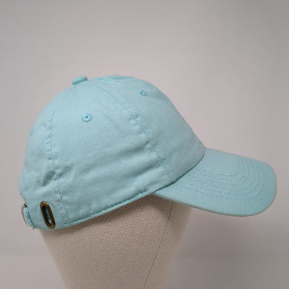 Eckos Slideback Hat Blue One Size Adjustable Vented Holes 6 Panel Blank