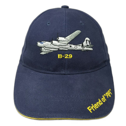 Commemorative Air Force B-29 Fifi Blue Baseball Cap One Size Strapback Hat