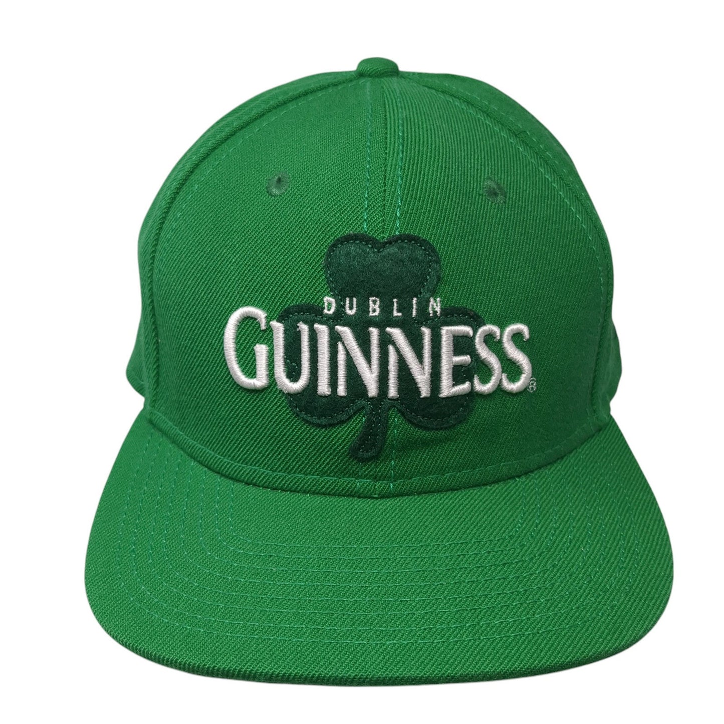 Dublin Guinness Snapback Hat Green One Size Adjustable Embroidered