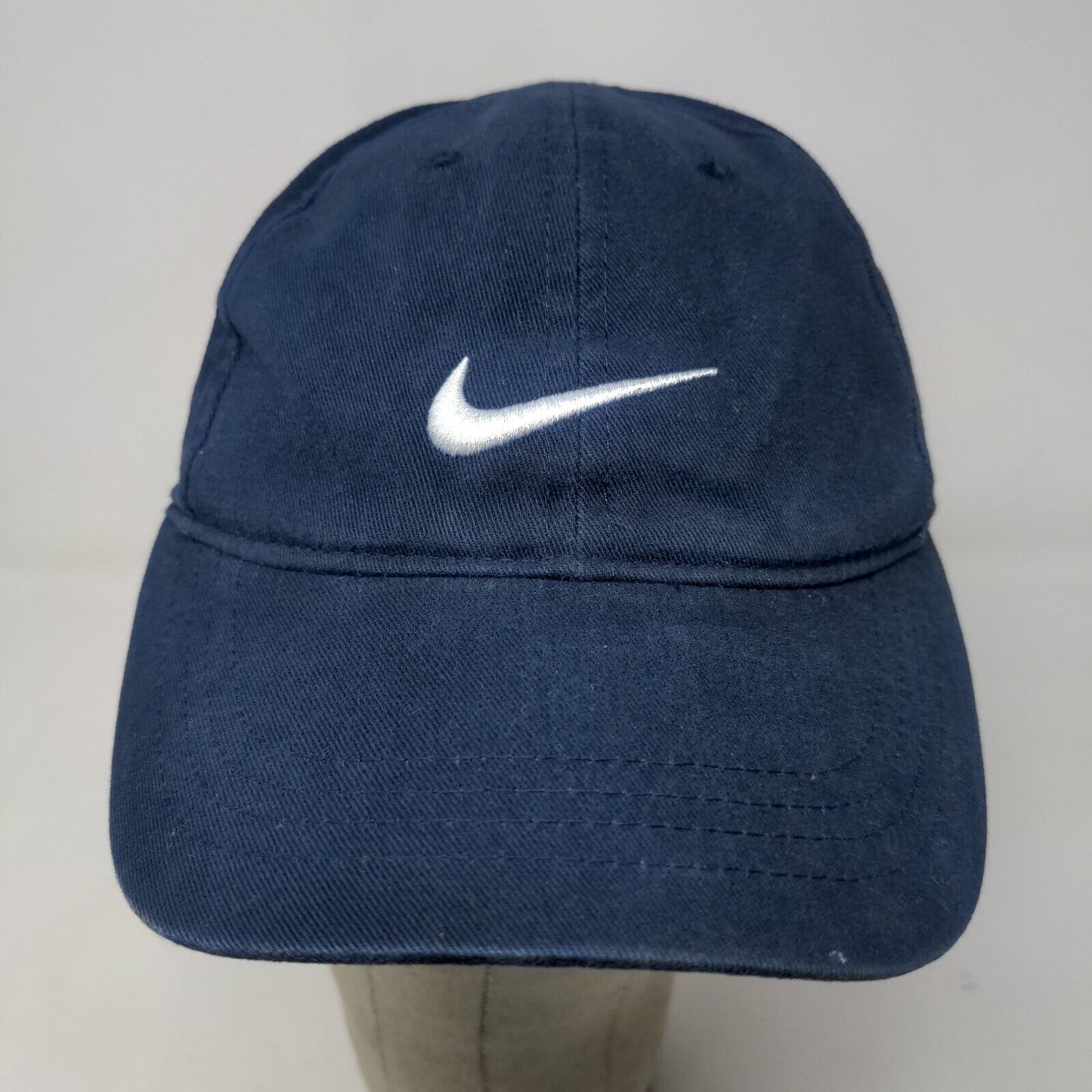 Nike Boy's Strapback Hat Blue Size 4-7 Embroidered Swoosh Logo Adjustable