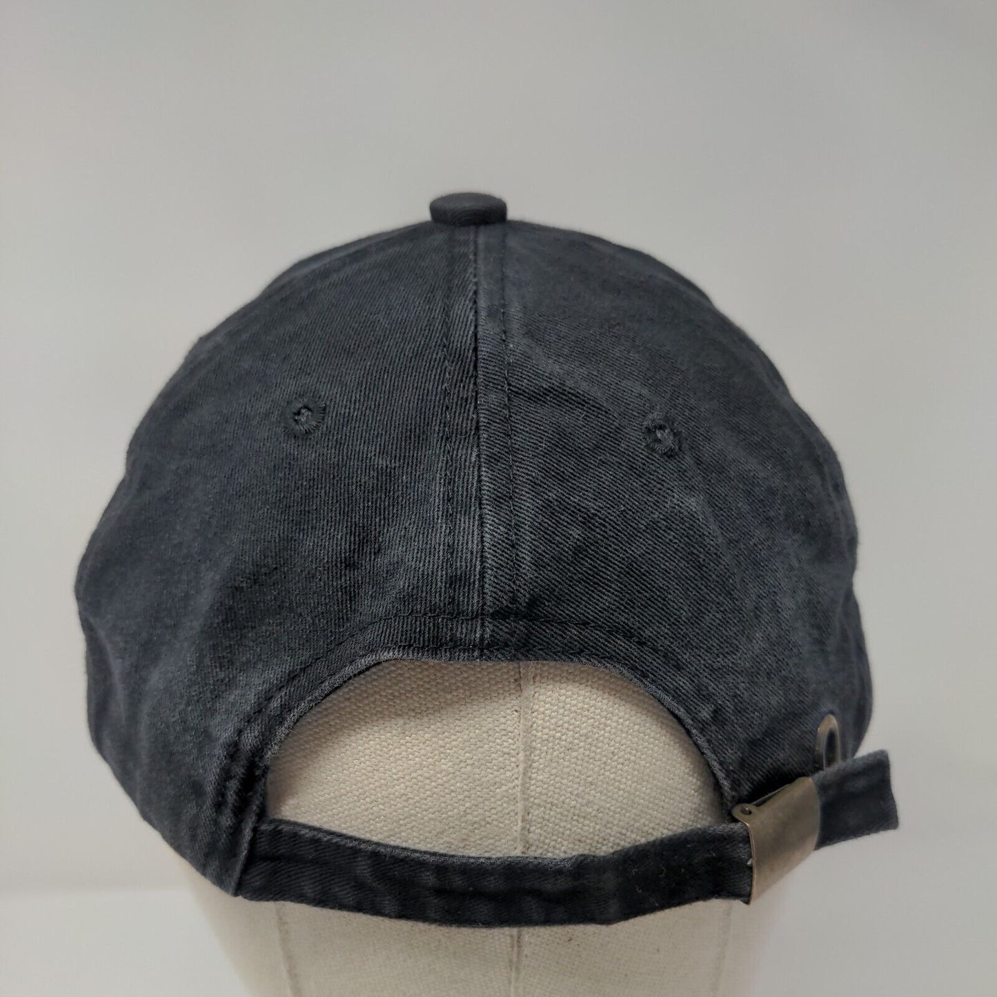 Daze Slideback Hat Black One Size Adjustable Embroidered Vent Holes