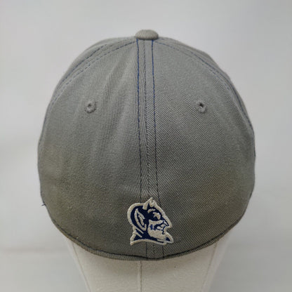 Duke Blue Devils Fitted Hat Gray OSFA Embroidered Logo Hit Top of the World