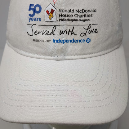Unbranded Baseball Cap White One Size RMHC Philadelphia 50th Anniversary Hat