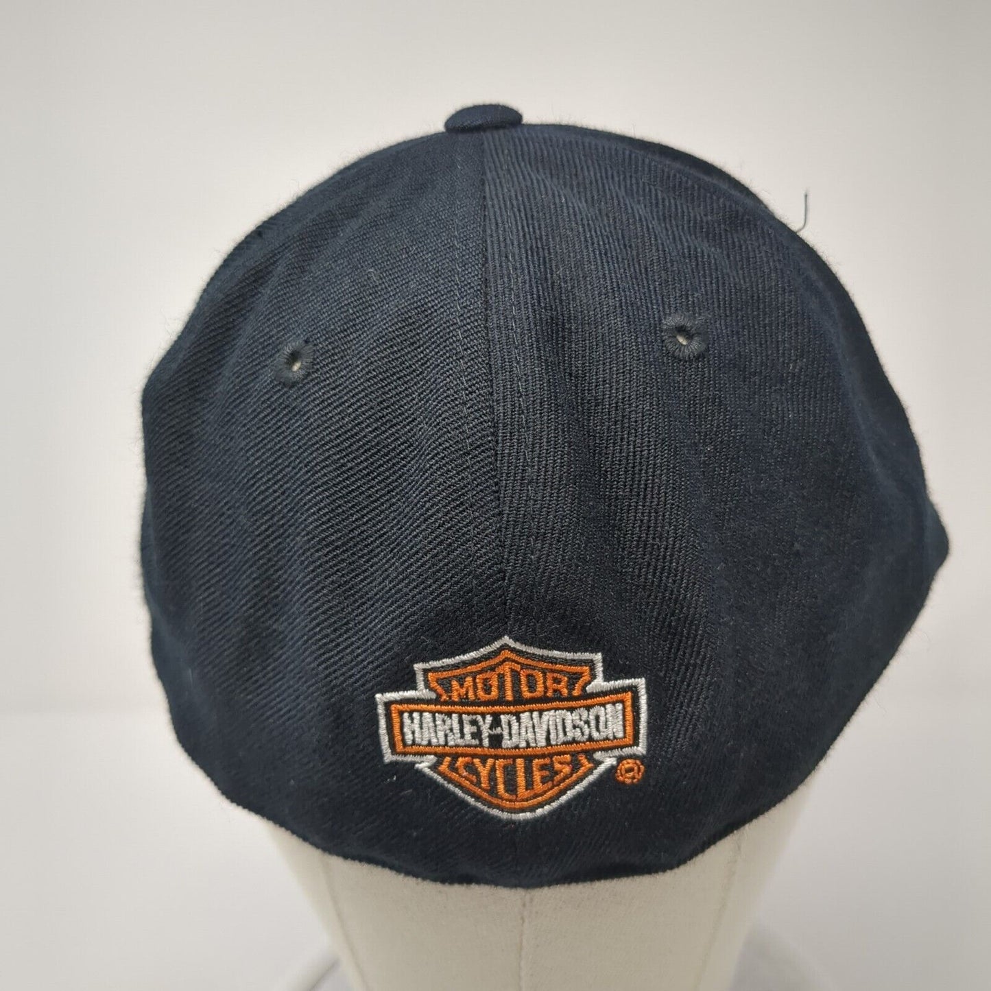 Harley-Davidson Motorcycles Fitted Baseball Cap Blue 7 1/2 American Needle